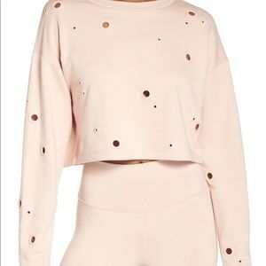 ALO CROPPED SWEATSHIRT